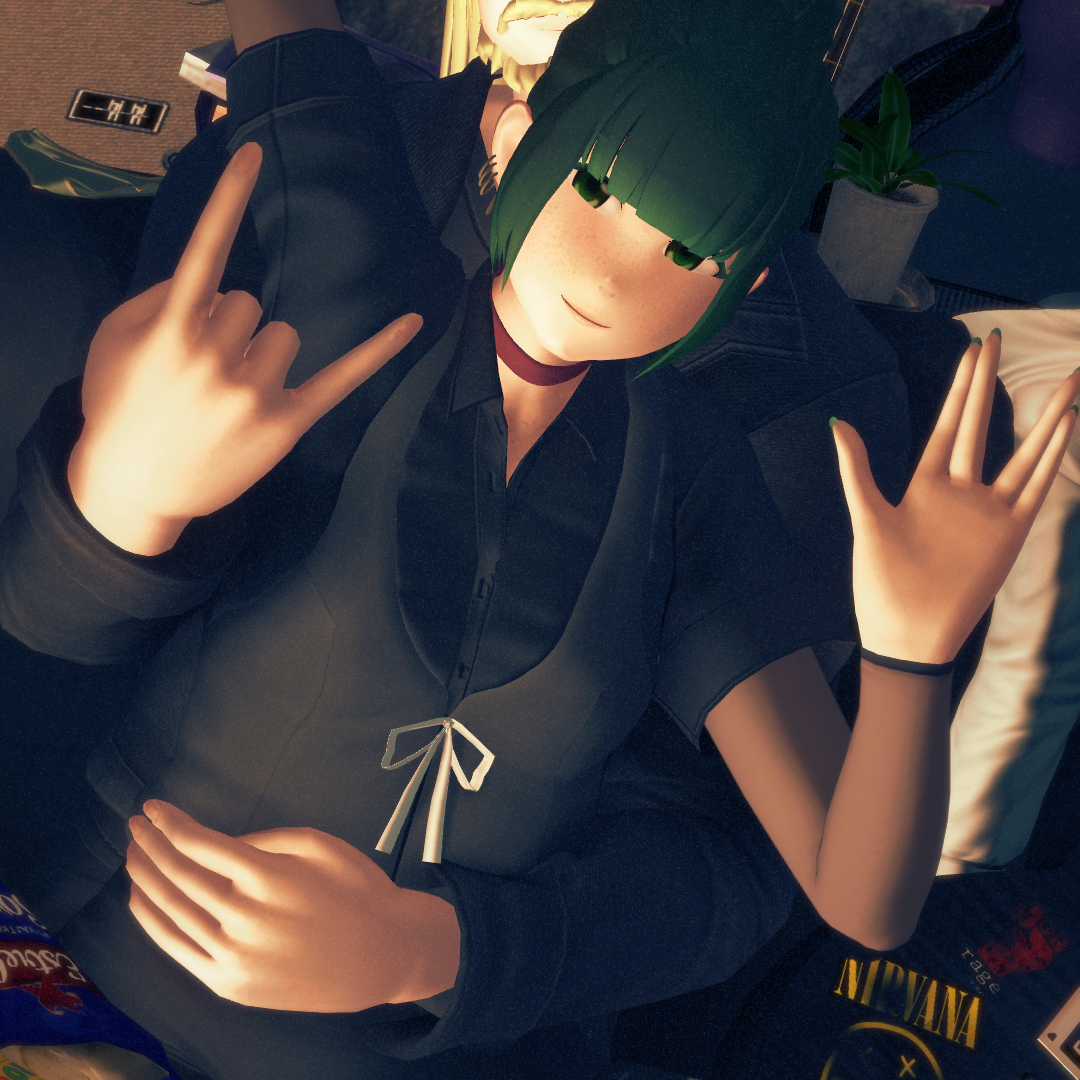 - 2024 - Wanted something that felt like a bit of a throwback to old photos from like the 60's-70's, but with stuff you could find in the 00-10's.