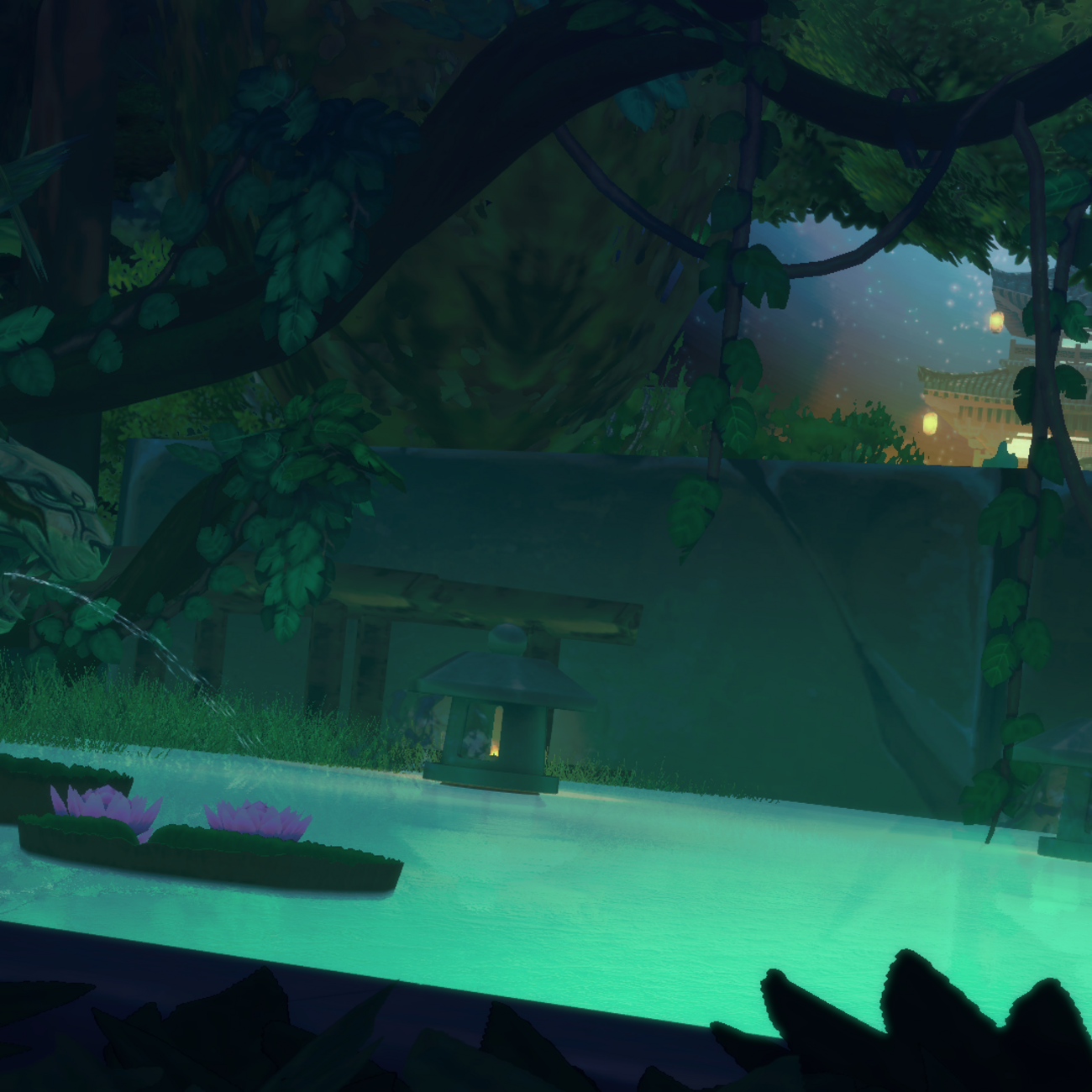 - 2023 - Fancy little scene. Some parts could be better such as the light coming from the building in the background, but it's not bad.