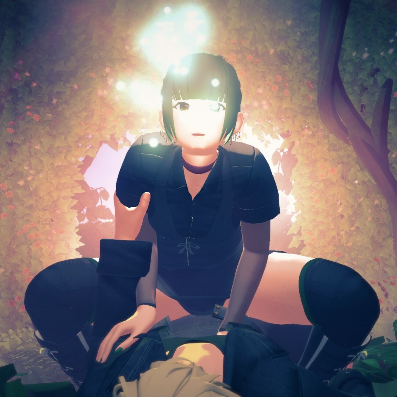 - 2024 - Threw a bunch of plants in there, and it ebcame a secluded little grove of sorts, and with Mineral having green hair and Gustav having blonde, I came up with the shityt joke of "The Found Woods" Because of Saria and Link, from Ocarina of Time.