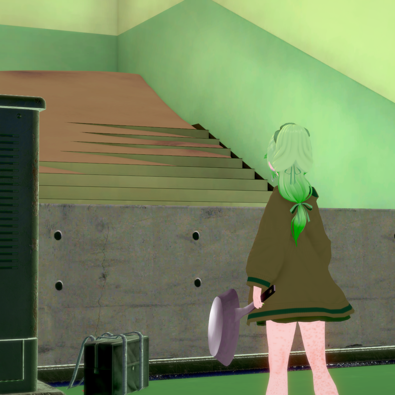 - 2020 - Made a "comic" back then, where the Koikatsu school and world had been covered in sand and become a desert post apocalypse. These are here merely to show my progress through the years.