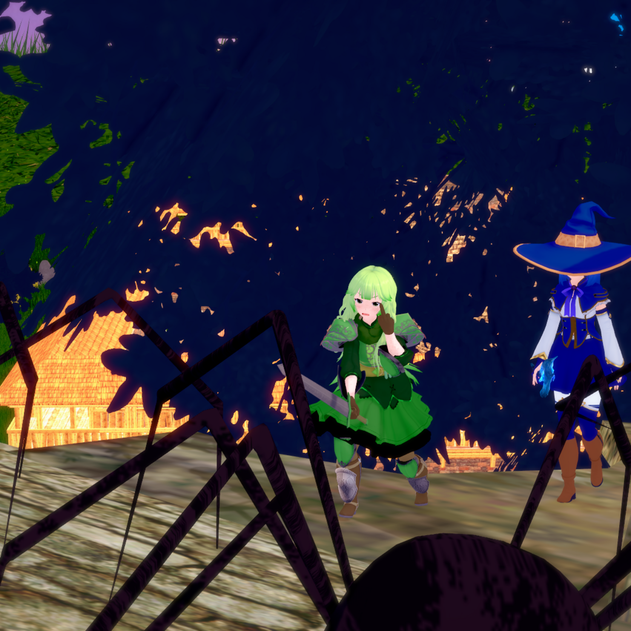 - 2020 - Had some sort of lore in my head at the time with these characters, can't remember in full. Was something stupid.