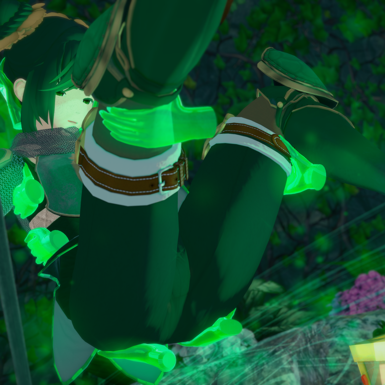 - 2022 - In the SFW version she's just getting carried away to a new location, like that one trapped chest in Elden Ring.